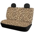 thumbnail image 5 of Uourmeti Leopard Print Pattern Rear Bench Seat Cover for Dogs, 2pcs Car Seat Covers Protective Against Dirt & Pet Fur Non-Slip Rear Seat Covers, 5 of 7