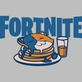thumbnail image 2 of Men's Fortnite Meowscles Pancakes  Graphic Tee Athletic Heather Large, 2 of 5