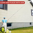 thumbnail image 7 of 24 FT Gutter Cleaning Tools from The Ground - Telescoping Pressure Washer Wand - Gutter Cleaner Attachment with Power Washer Extension Wands, Brush, 7 Spray Nozzle Tips, 2 Hose Adapters, Support Belt, 7 of 7