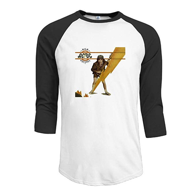 ac dc baseball shirt