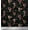 Black, variant on Soimoi Black Cotton Duck Fabric Clover Leaves Floral Printed Fabric 1 Yard 44 Inch Wide