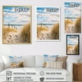 thumbnail image 4 of Designart "The Path Leading to the Beach V" Nautical & Beach Floater Framed Canvas Print, 4 of 7