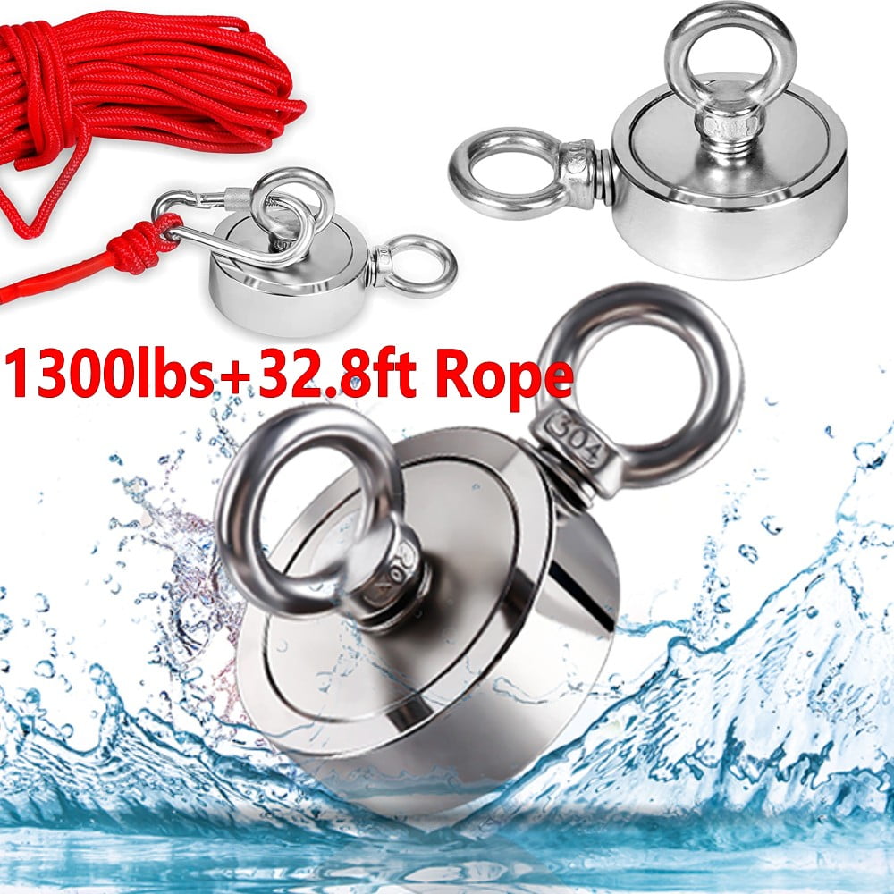 25kg 28kg Magnet Super Strong Powerful Salvage Hook Round Fishing Magnetic Ring 