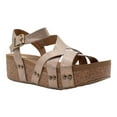 thumbnail image 2 of Volatile Womens Sandcastle Metallic Wedge  Casual Shoes, 2 of 5