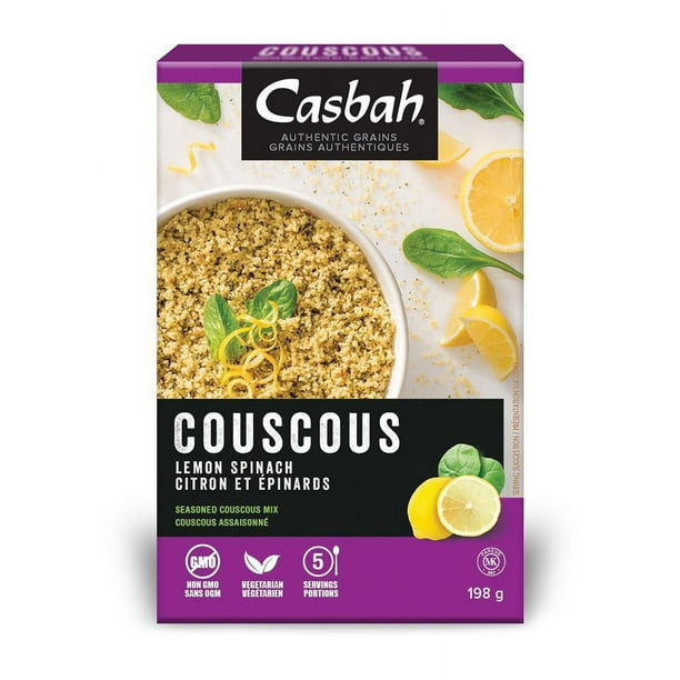 Casbah Couscous aux épinards et au citron