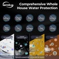 thumbnail image 3 of iSpring WGB32B-MKS 3-Stage Whole House Water Filtration System, Removes Iron, Manganese, Hydrogen Sulfide, Chlorine, and Sediment, 15 GPM Flow, w/ F3WGB32BMKS Replacement Filter Pack, 3 of 7