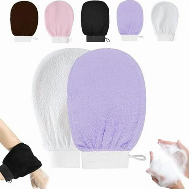 wonima11 Dead Skin Exfoliating Gloves, Fiber Exfoliating Gloves for Women & Men, for Remove Dead Skin
