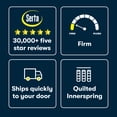 thumbnail image 4 of Serta 14" King Five Star Mattress Firm Innerspring Sertapedic Hybrid Mattress in a Box, 4 of 9