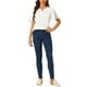 thumbnail image 2 of INSPIRE CHIC V Cuello Blusas para Mujeres Elegantes Casual Tops Camisas Botón Abajo Negocios Trabajo Manga Corta T Shirt Blanca XS, 2 of 6