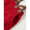thumbnail image 6 of WESIDOM Toddler Infant Boy Formal Clothes Tuxedo Outfits Suspender Pants Cotton Fabric 0-18M 4pcs, 6 of 12