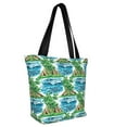 thumbnail image 3 of Kdxio Hawaii Palms Women Reusable Grocery Bags Foldable Ripstop,Reusable Shopping Bags for Shopping,Gym,Gift, 3 of 8