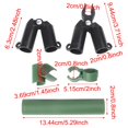 thumbnail image 5 of SPRING 21Pcs Adjustable Plant Garden Trellis Connector Buckle Clips Greenhouse 20Mm Plant Cages & Supports, 5 of 9
