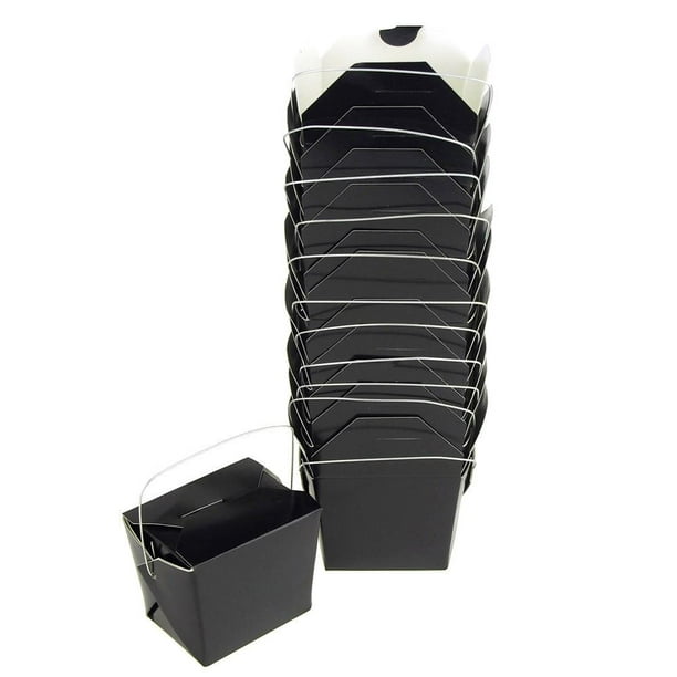 Take Out Boxes with Wire Handle, 21/2Inch, 12Piece