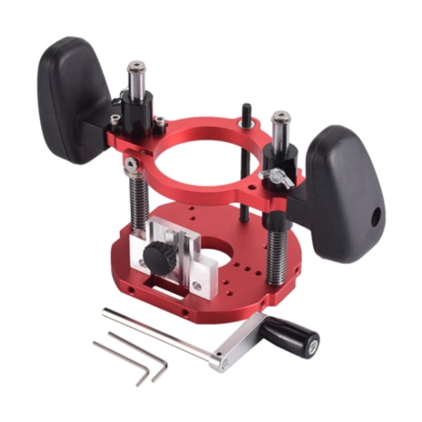 Mesa de fresadora para carpintería con elevador de fresadora Herramienta para recortar bordes Kit de de fresadora de elevación manual fácil de Estilo B