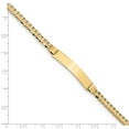 thumbnail image 3 of 14K Yellow Gold bracelet ID Curb 8 in 7 mm 6.5 Link Bracecet, 3 of 3