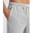 thumbnail image 4 of Real Essentials 3 Pack: Men's French Terry Open Bottom Sweatpants - Casual Lounge Comfort Gym with Pockets, 4 of 6