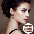thumbnail image 2 of SHISUYAN 30pcs Wood Post Earring Studs Creative Earrings Accessories Earring Posts for Jewelry Making, 2 of 8