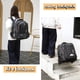 thumbnail image 3 of Mochila rodante GUANGJUYUAN para adultos de 55 litros con ruedas, color negro, 3 of 8