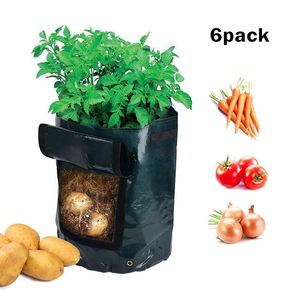 Mr.Garden 10 Gal Grow Bag,Potato Patio Planter Radish/Turnip Planter