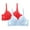 Light Blue, variant on Taqqpue 3-Pack Bras for Women Push Up Bra Comfort Padded No Underwire Bralette Floral Lace Full Coverage Sport Everyday Bra