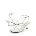 thumbnail image 3 of Dream Pairs Women's Strappy Kitten Heel Sandals with Square Toe and Comfortable Latex Insole, 3 of 5