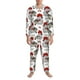 thumbnail image 3 of Balery Rabbit And Hedgehog Pijama para Hombre de Dos Piezas con Manga Larga, Conjunto de Dormir y Descanso Suave con Bolsillos-Large, 3 of 7