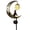 Dog Moon, variant on Solar Halloween Ghost Garden Light, Halloween Decor Solar Stake Light, Outdoor Waterproof Ghost Lamp for Patio Lawn Pathway Art Decor