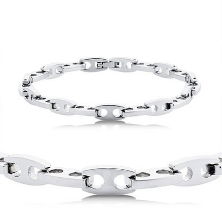 Men's Stainless Steel Necklace and Bracelet Set