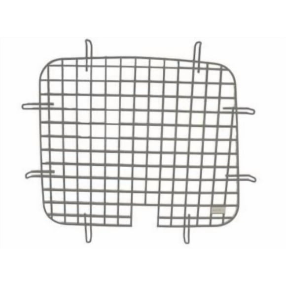 Holman Window Guard 4071P Rear Van Hinged Door; Powder Coated; Matte Gray; Steel; With Hardware; Set Of 2