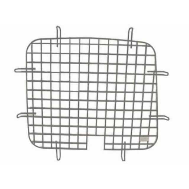 Holman Window Guard 4071P Rear Van Hinged Door; Powder Coated; Matte Gray; Steel; With Hardware; Set Of 2