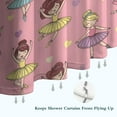 thumbnail image 6 of Ballet Princess Pattern Shower Curtain 36"x72" ,Bathroom Decorative Shower Curtains Set with 12 Hooks,Modern Waterproof Washable Shower Curtain, 6 of 6