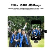 LARK A1 Combo Wireless Microphone System with USB-C RX, Lightning RX, Charging Case (Space Gray)