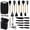 Black, variant on 19PCS Kitchen Utensils Set for Cooking, 11 Cooking Utensils, 6 Knife set Beige,3 Utensil Sets,utensilios de cocina