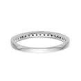 thumbnail image 5 of 14K White Gold Ring Band Wedding Diamond Round , Size 8, 5 of 7