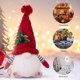 thumbnail image 4 of Muñeco de gnomos de peluche de Navidad, suministros para fiestas en casa, suaves y lindos (rojo), 4 of 5