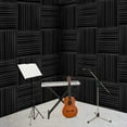 thumbnail image 5 of 24Pcs Studio Acoustic Foam Panels Soundproof Sponge Drum KTV Room Absorption Treatment Polyurethane Wall, 5 of 6