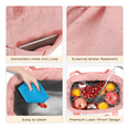thumbnail image 3 of "Lonchera Térmica Bolsa Trabajo Escolares Portátil Fiambrera BELUG Rosa ", 3 of 5