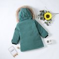 thumbnail image 4 of HIPYLO Denim Jacket Teen Jacket Boys Christmas Outfit Size 8 Toddler Boy Winter Clothes Boys Newborn Clothes 12-18 Month Girl Winter 10 Year Old Girl, Green 9-10 Years, 4 of 7