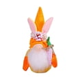 thumbnail image 1 of Puntoco Muñeca De Pascua D [Conejo Zanahoria A Cuadros Rojo Anaranjado],Decoración Hogareña, 1 of 2