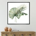 thumbnail image 2 of Designart 'Tropical Bouquet With Banana Coconut and Palm Leaves' Traditional Framed Canvas Wall Art Print, 2 of 5