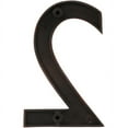thumbnail image 3 of Architectural Mailboxes 3585AC-2 Solid Cast Brass 5 in. Antique Copper Floating House Number 0, 3 of 4