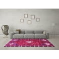 thumbnail image 3 of Ahgly Company Indoor Square Persian Pink Traditional Area Rugs, 5' Square, 3 of 4