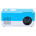 thumbnail image 2 of Mini proyector portátil LED para cine en casa, reproductor multimedia de vídeo, proyector con estante, 100-240V, blanco, azul, enchufe AU, 2 of 5
