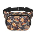thumbnail image 1 of Balery Turtles and Sea Plants Mochila Cinturón para Mujeres y Hombres, Bolsa de Cintura Impermeable de Doble Capa con Correa, 1 of 9