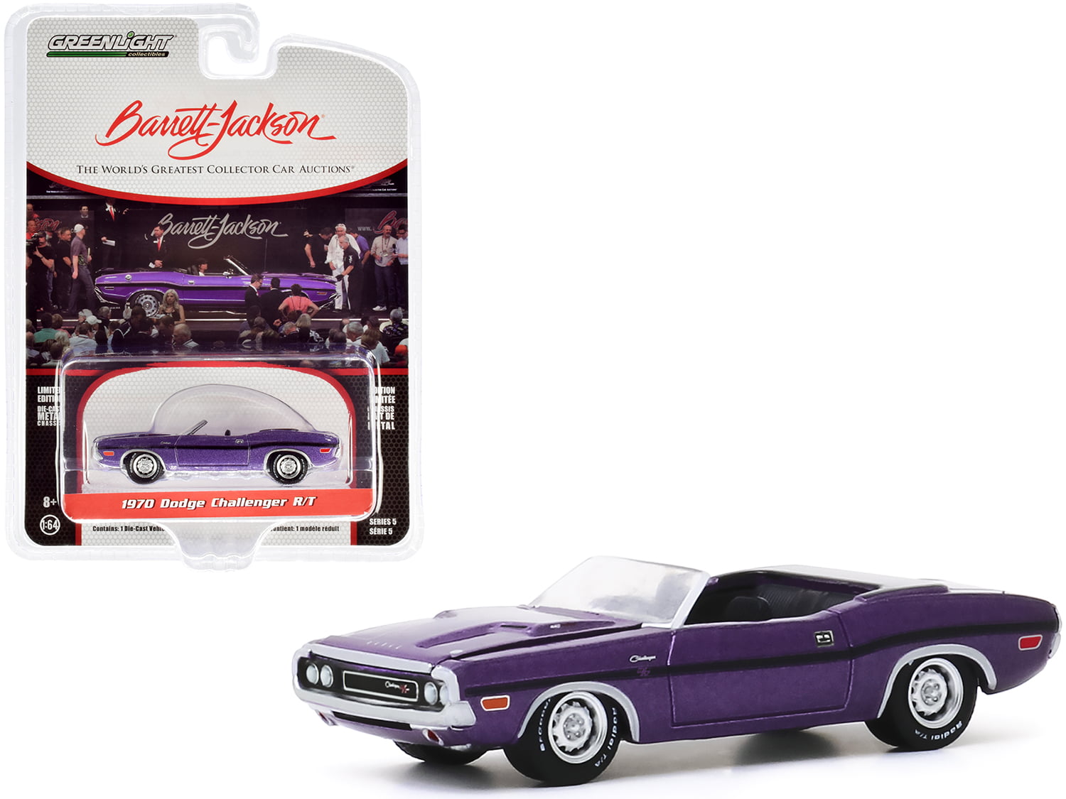 1970 Dodge Challenger   Purple /White  Graveyard Carz **** Greenlight 1:64