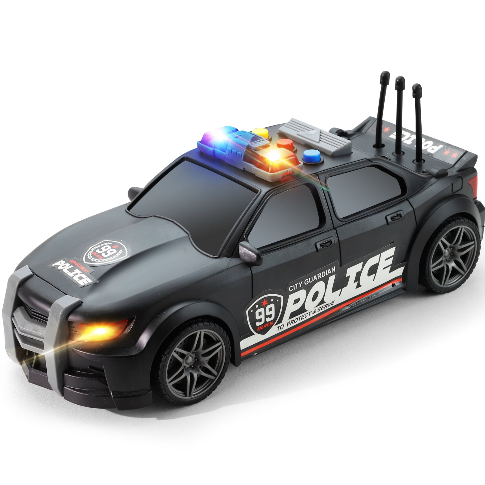 NETNEW 116 Police Car Toys for Boys 36 Years Plastic Pursuit Rescue