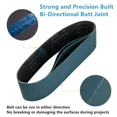 thumbnail image 4 of 3X Sanding Belts 4 X36 In 100 Grit Zirconia Metal Grinding Belt Sander Sandpaper, 4 of 5