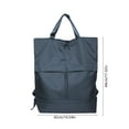 thumbnail image 3 of Large Capacity Multifunctional Nylon Shoulder Bag Backpack Tote for Commuting Travel Shopping Lightweight Durable Water Resistant, 3 of 6