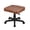 Brown, variant on VECELO Mobile Footrest with Wheels, Height Adjustable Swivel Rolling Stool Chair, Ottoman Footstool Game Stool for Gaming Home Office, Brown