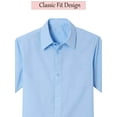 thumbnail image 2 of Boys Short Sleeve Casual Dress School Uniform Shirts (Big Boys, Little Boys), 2 of 7